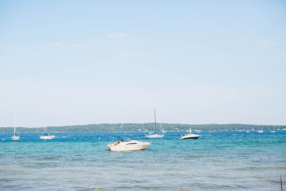 Grand Traverse Bay wedding