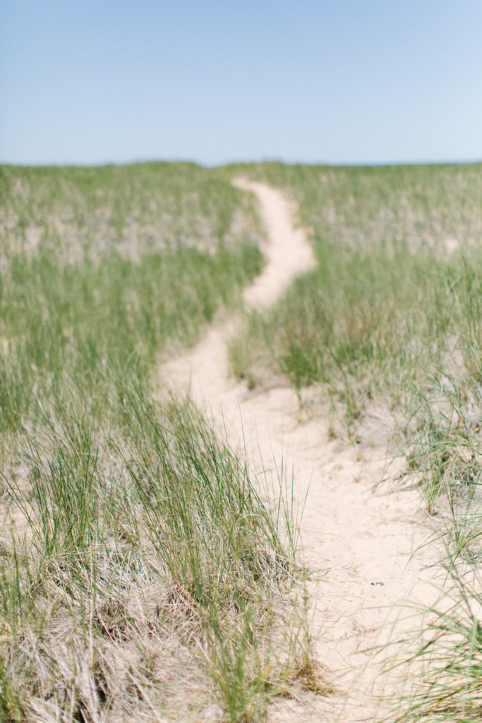 trial in the sand on the beach in Benton Harbor, Michigan