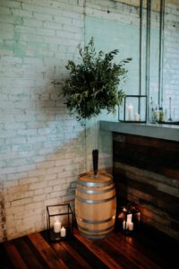 Journeyman Distillery wedding bar