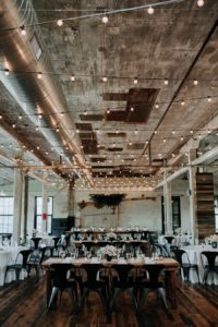 Journeyman Distillery wedding reception