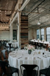 Journeyman Distillery wedding reception