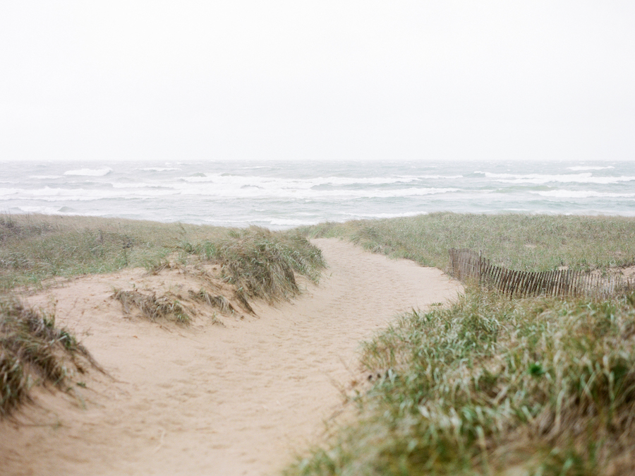 The beach at Camp Blodgett in West Olive, MI