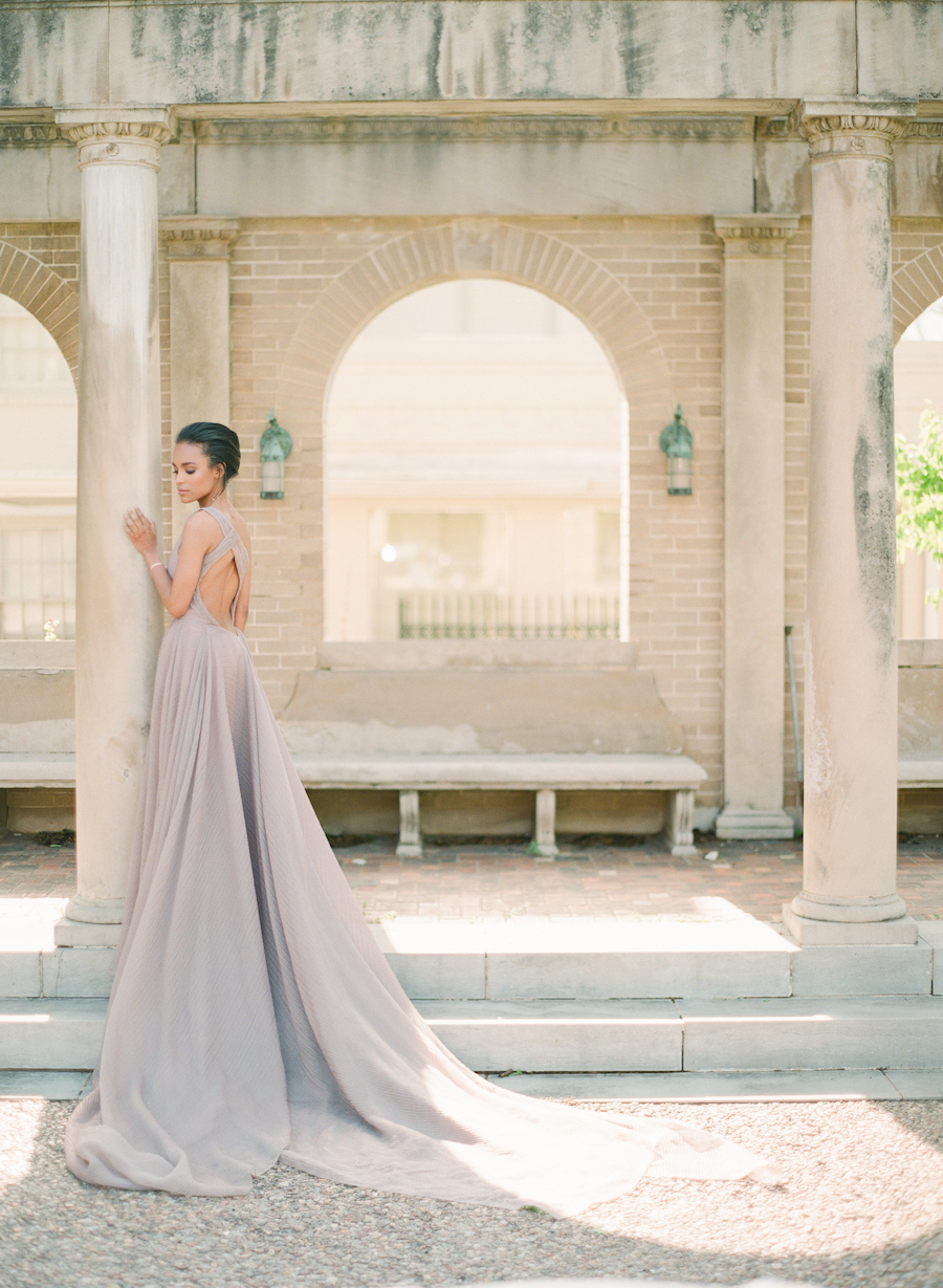 Bride during her Oklahoma city wedding