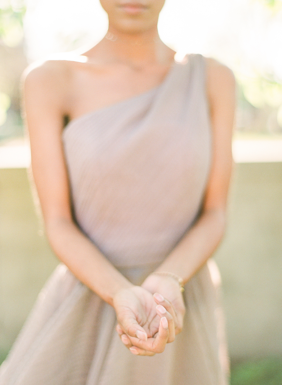 Bride holding her arms out