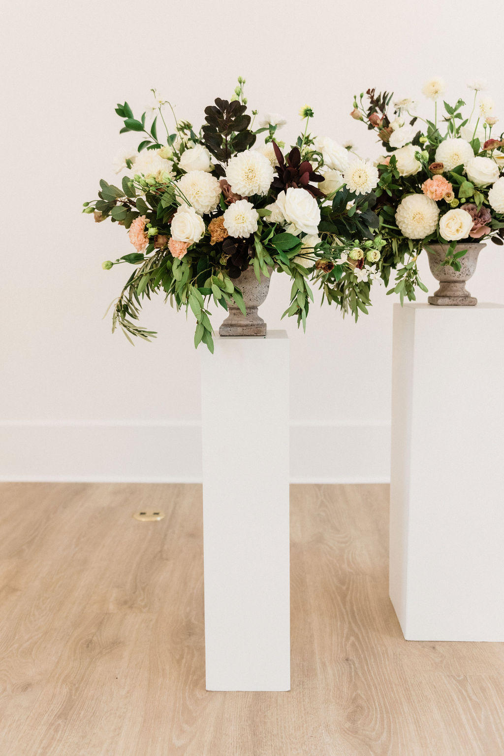 Flowers for a loft 310 chapel wedding ceremony