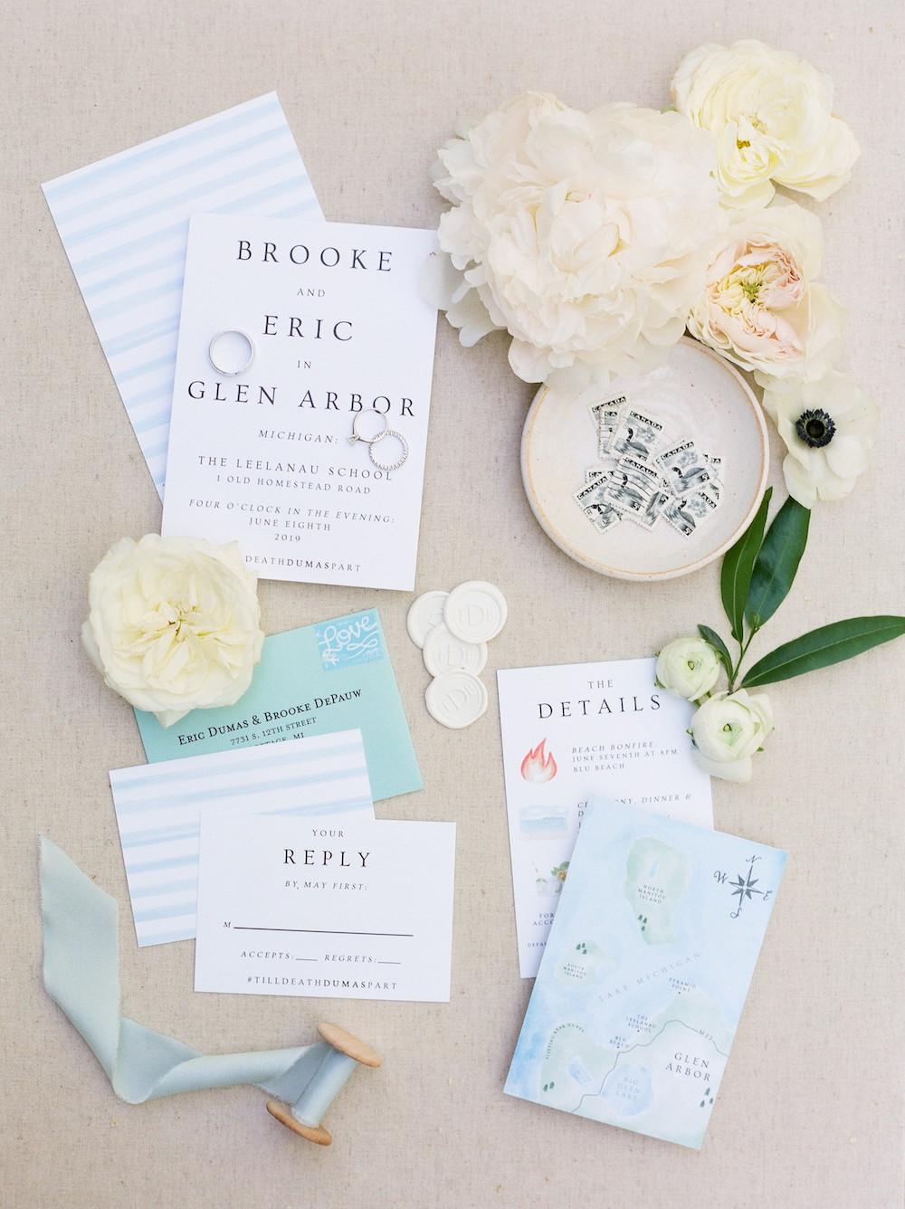 Wedding invitation suite