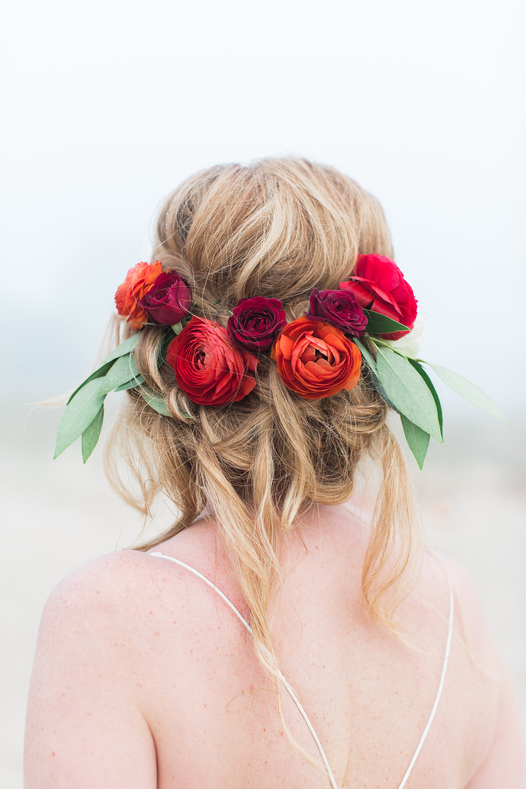 Flower wedding hair