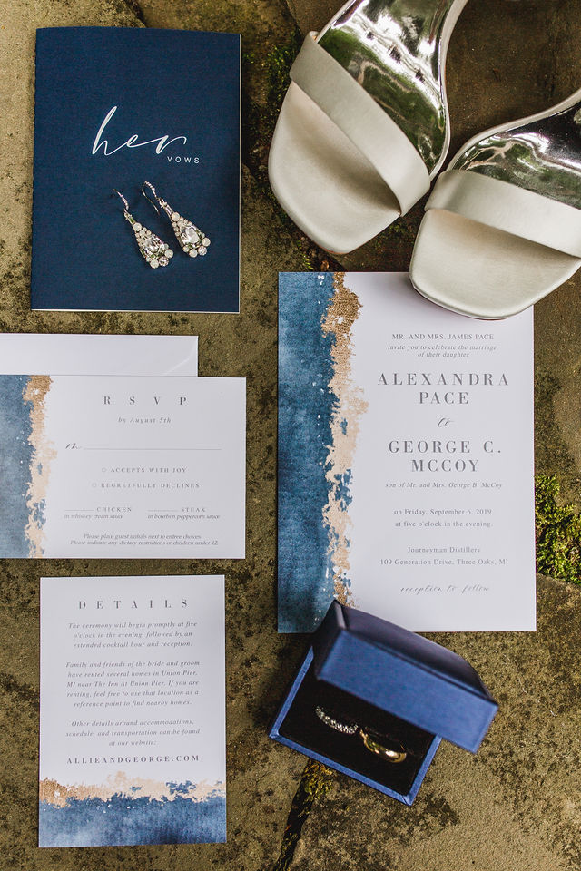 Wedding invitation suite