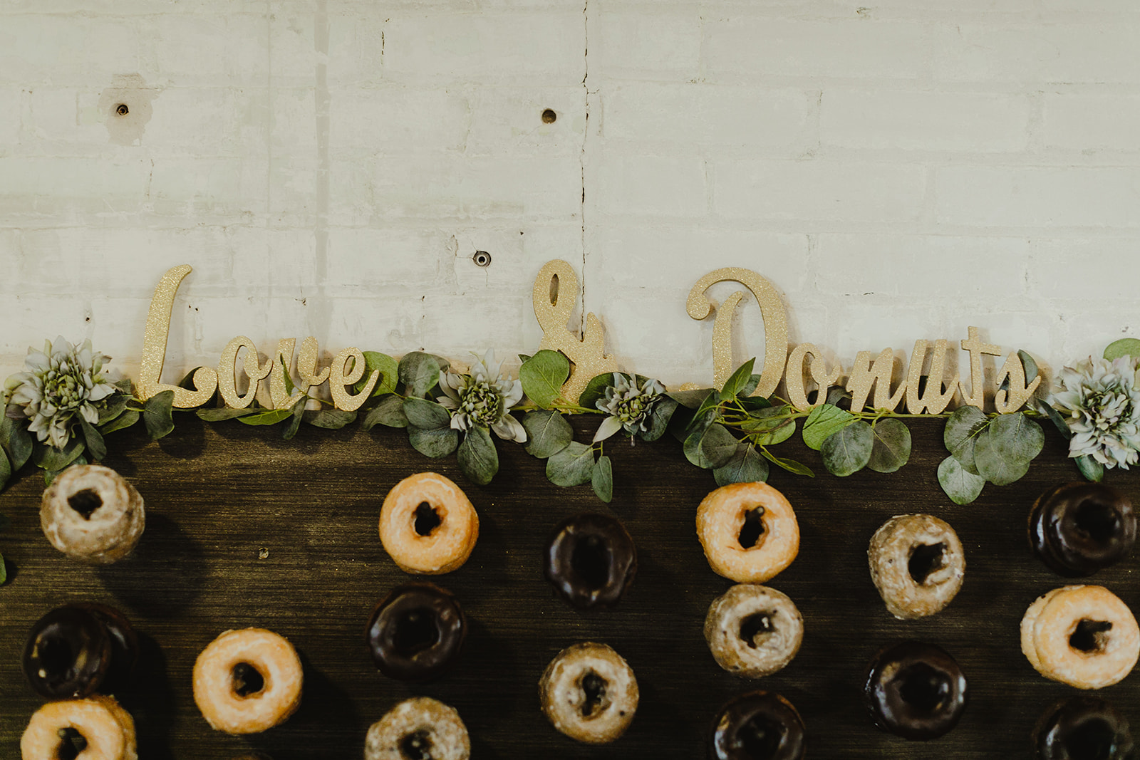 Wedding donut wall