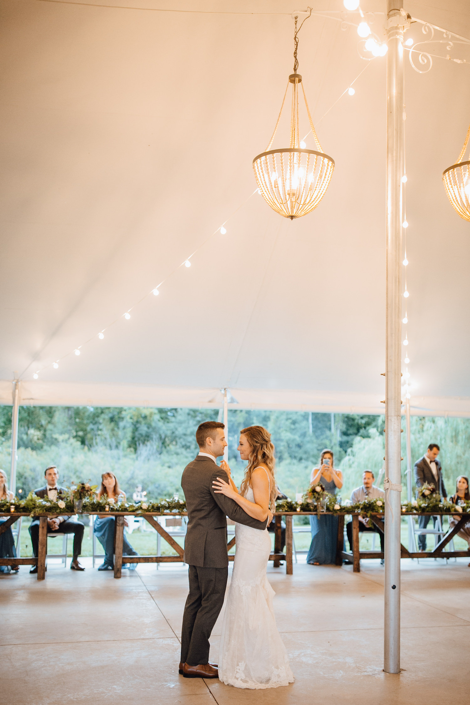 Bride and grooms first dance