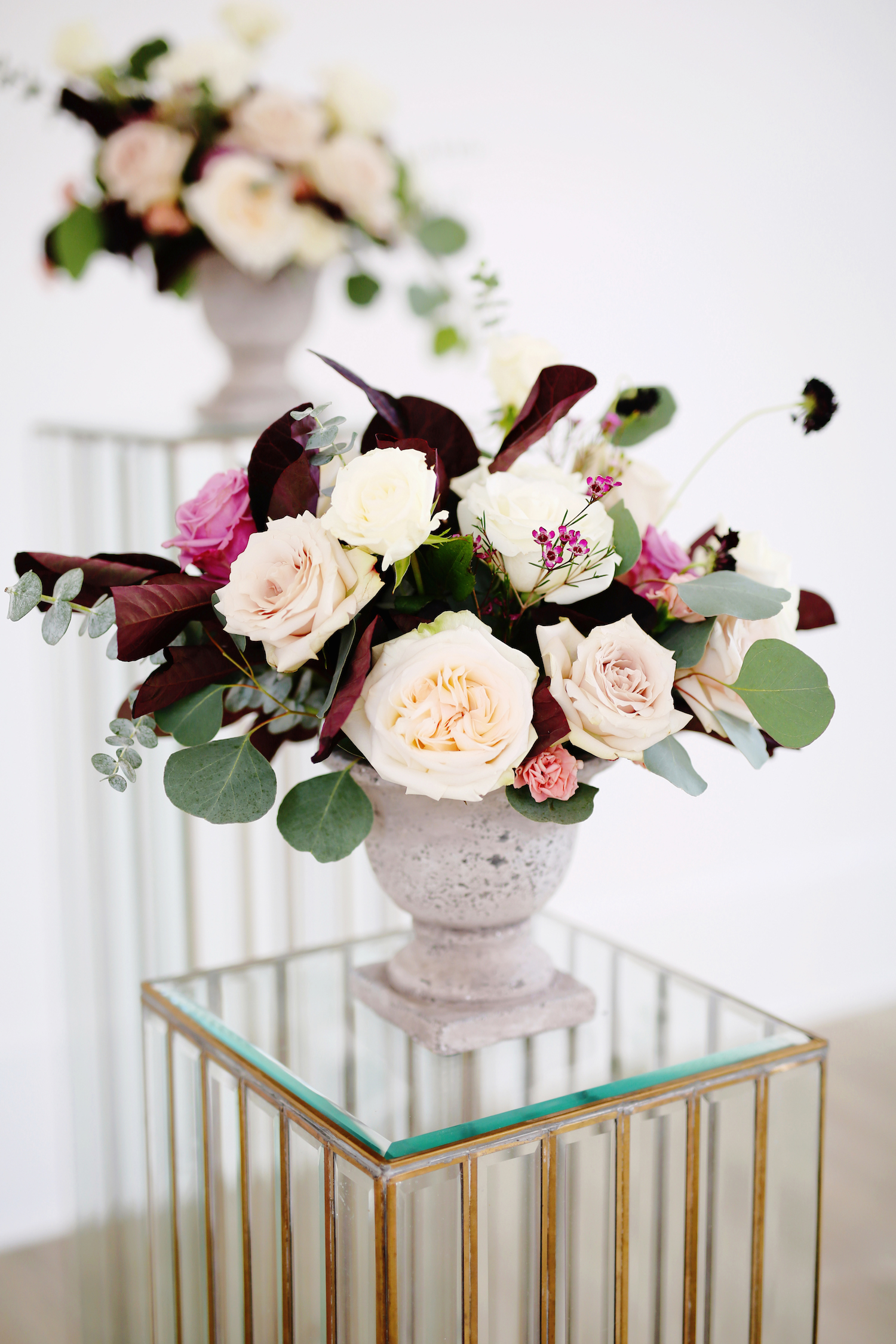 Floral arrangement of kalamazoo michigan wedding