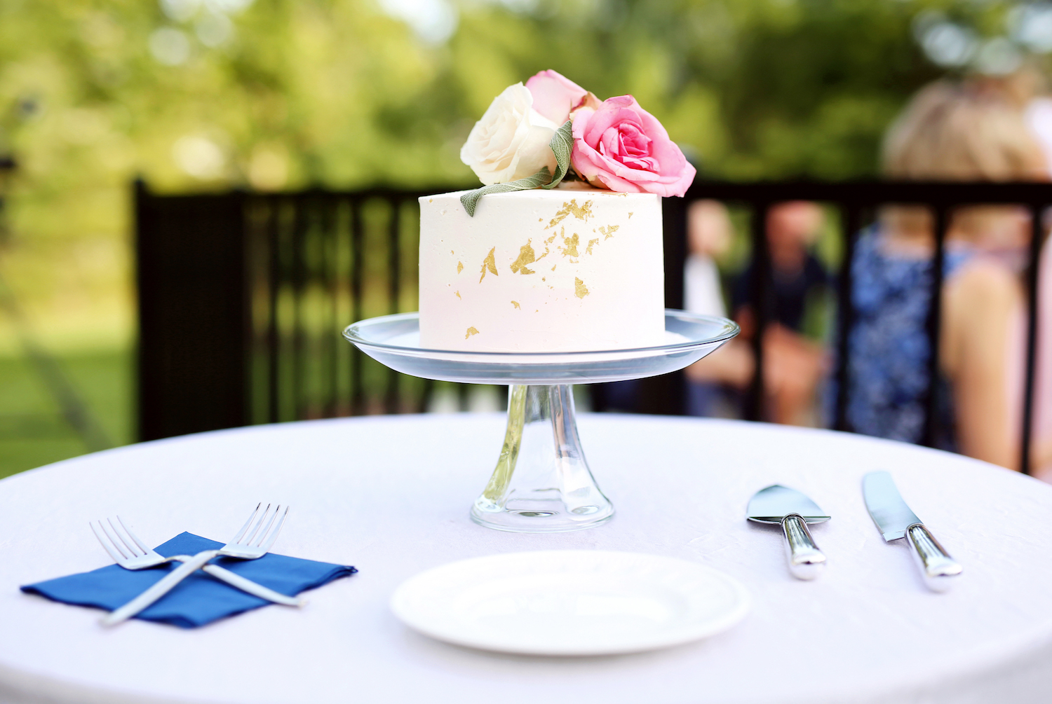 Cake for Kalamazoo Michigan wedding