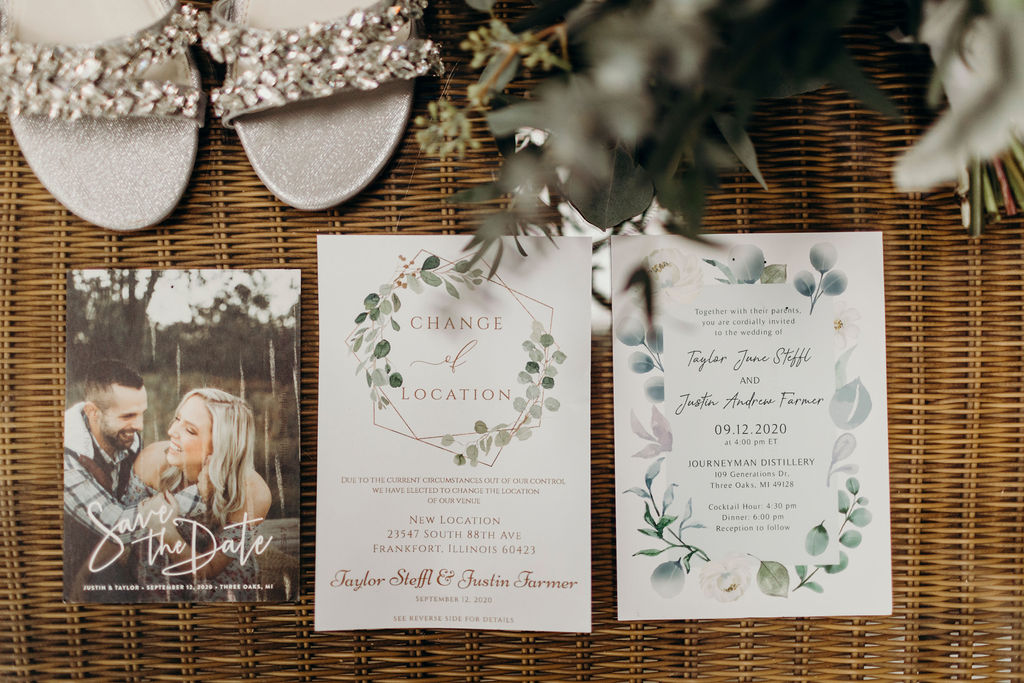 Stationaries for Frankfort, IL Wedding