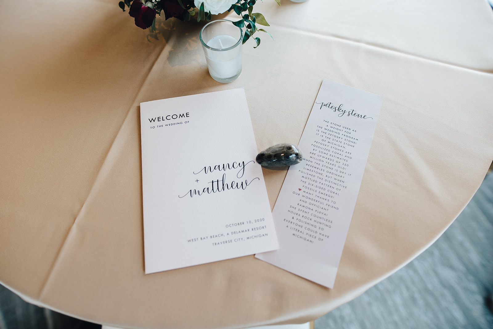 Stationaries for West Bay Beach wedding