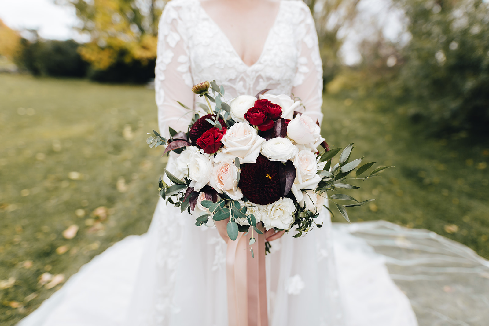 West Bay Beach wedding brides bouquet