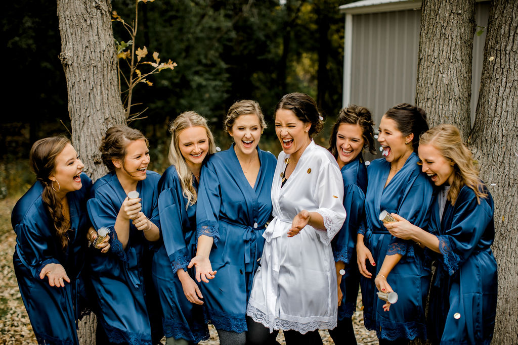 Jackson, MI wedding bridal party