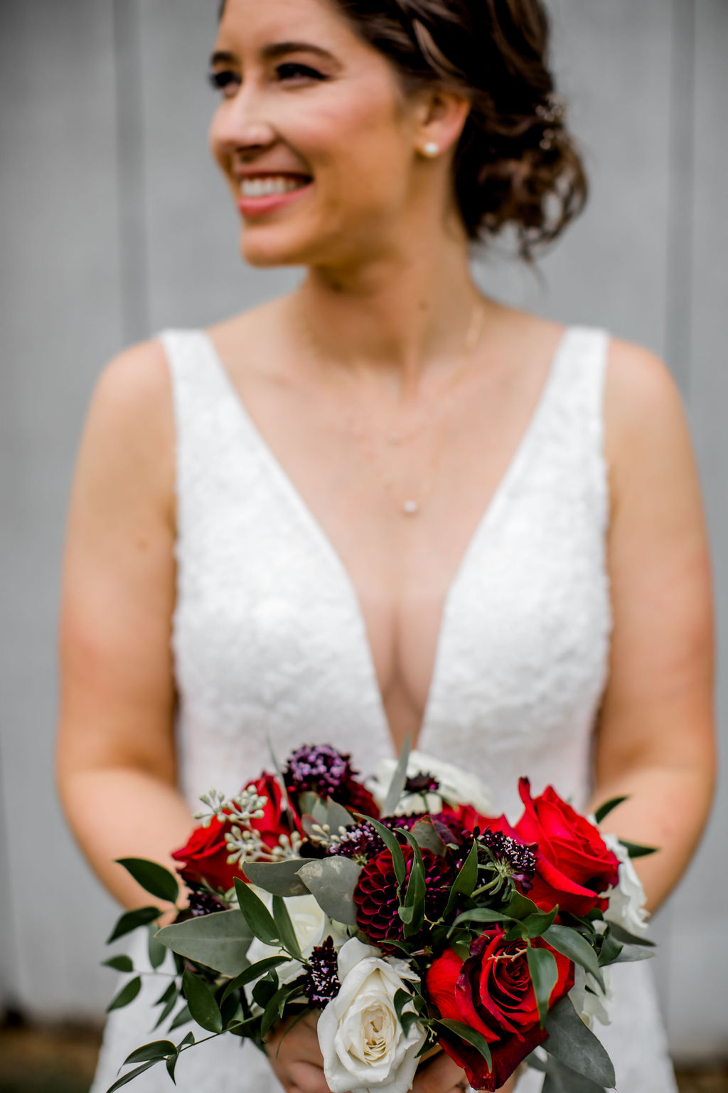 Brides bouquet for Jackson, MI wedding