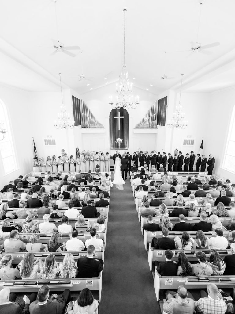 First Presbyterian Church of Richland wedding ceremony