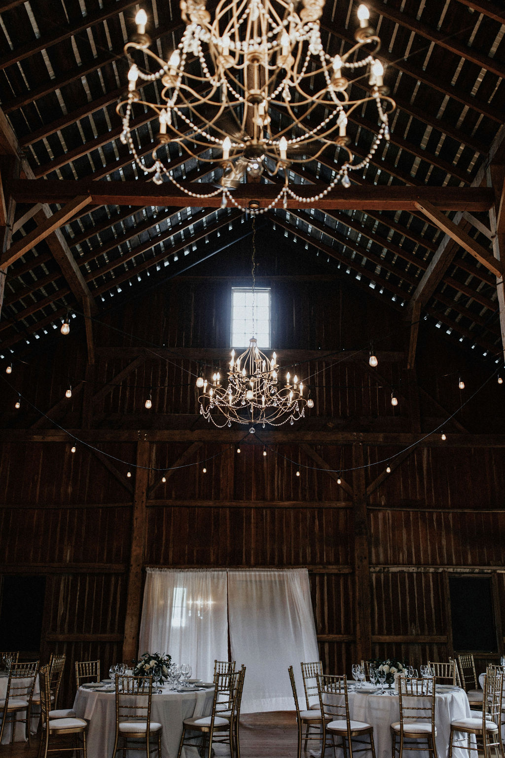 A barn wedding in Berrien Springs, Michigan.